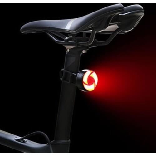 2020 New Smart Bike Rear Light LED COB Brake Sensing Taillight Cycling Flashlight for Bicycle Accessories USB Rechargeable