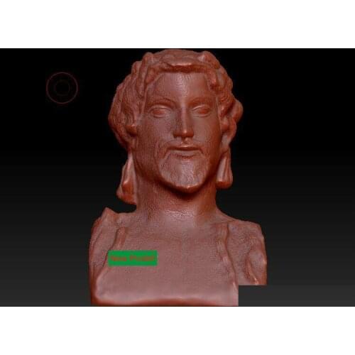 3D model stl format, 3D solid model rotation sculpture for cnc machine Double-faced figure 2