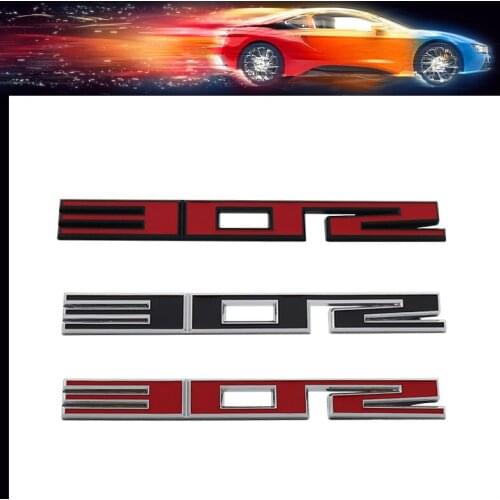 3D Premium 302 car Engine Hood Fender trunk Tail Rear Nameplate Decal Emblem Badge Sticker for Corvette Silverado Impala Camaro