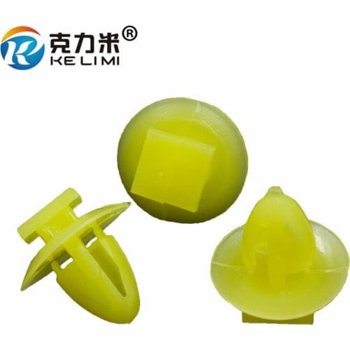 KE LI MI NO.23 Door Panel Retainer Yellow Door Guard Plate Fixed Buckle For Ford Plastic Door Card Mounting Clips