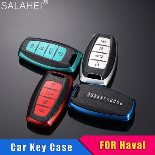 TPU Car Key Case Cover Holder For Great Wall Haval Hover H1 H4 H6 H7 H9 F5 F7 H2S GMW Coupe Auto Keychain Protection Accessories