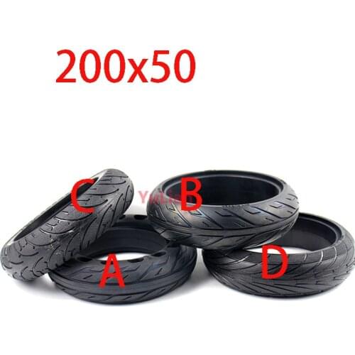 Four types of electric scooter tire with wheels scooter electric wheel 200x50 solid tire