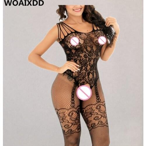 Body Stockings Women Erotic Lingerie Sexy Body Suit Sex Erotic Open Crotch Teddy Lingerie Crotchless Baby Doll Feminino Costumes