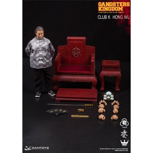 DAMTOYS GK020 1/6 Gangster Kingdom Grass Flower K Hong Wu Tibetan Mastiff in stock