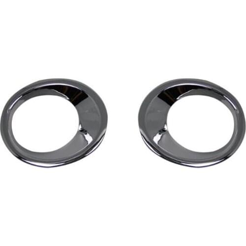 For Hyundai Santa Fe 2010 2011 2012 Chrome Front Foglight Bumper Reflector Fog Light Lamp Cover Trim Molding Garnish Frame