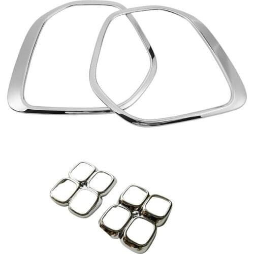 For KIA Sportage KX5 2016-2020 Car Front Fog Light Lamp Cover Trim Decorative Frame Accessories