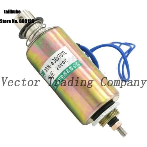 DC Tube Type Solenoid Tube Push-pull Solenoid XRN-36X70TL Power-off Self-reset