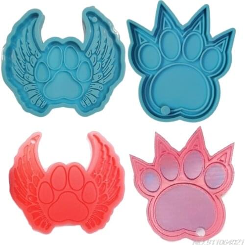 Epoxy Resin Mold Keychain Silicone Mould DIY Crafts Decorations Jewelry Pendant Making Tool D15 20 Dropshipping