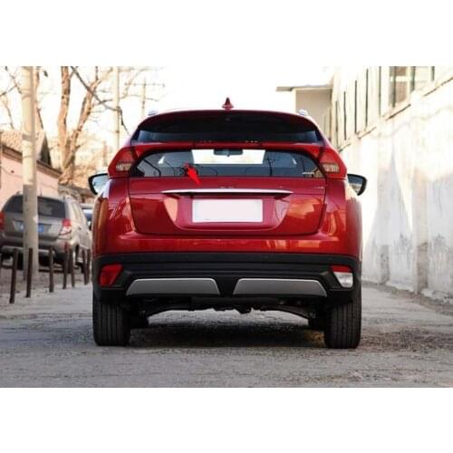 Chrome Tail Rear Trunk Lid Cover Molding Trim For 2017-2020 Mitsubishi Eclipse Cross 1PCS