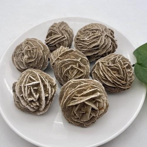 1PC Natural Moroccan Desert Rose Stone Raw Stone Gem Mineral Specimen Decoration Mineral Process Collection Home Decoration