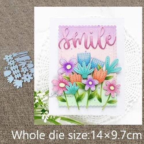 New Design Craft Metal stencil mold Cutting Dies flower leaves decoration scrapbook die cuts Album Paper Card Craft Embossing