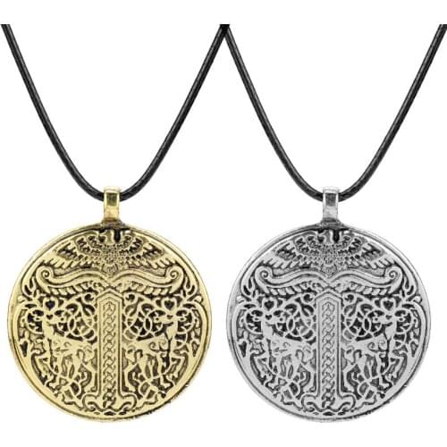 HANCHANG Necklace Men Women Accessories Slavic Pendants Necklaces Vintage Steampunk Jewelry collares collier