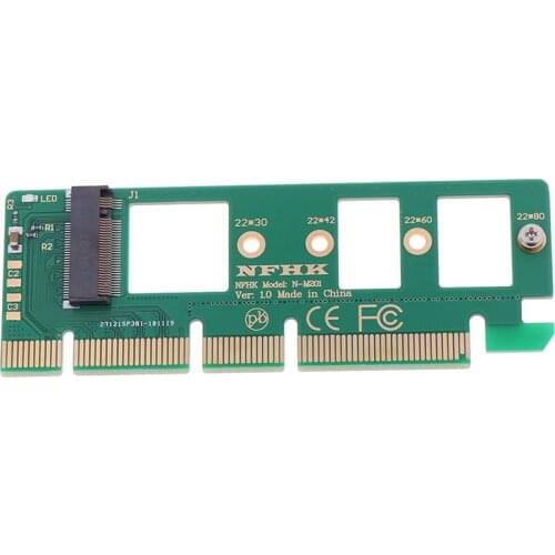 NVMe M.2 NGFF SSD To PCI-E PCI Express 3.0 16x X4 Adapter Riser Card Adapter Converter