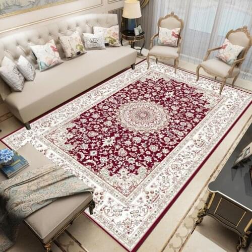 Persian Printed Turkey Carpets for Bedroom Rug Home Living Room Prayer Decorative Area Large Rugs Rectangle Geometric Carpet