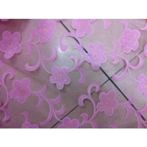 CS 05 1M*2.8M New Hot Floral Sheer Tulle Voile Door Curtain fabric Window Living Room Drape Panel Scarf Valance plaid hotel