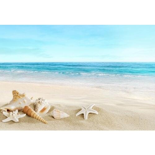 Modern Print Beach Seascape Oil Painting Ocean Beach Sea Wave Canvas Shell Painting Wall Art Picture Painting Drop shipping