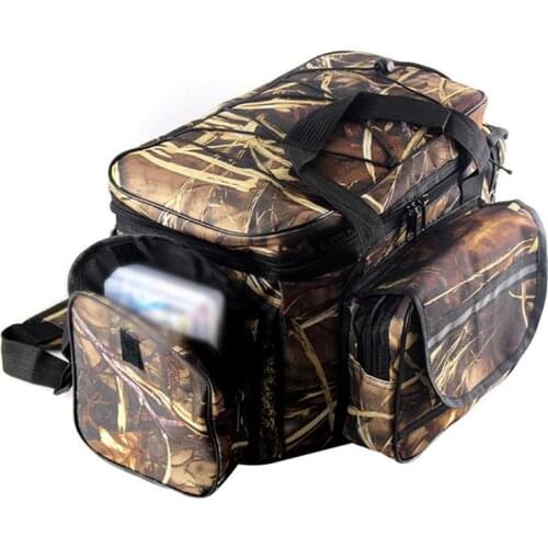 Fishing Bag Shoulder Messenger Bag Large Capacity Fishing Gear Shoulder Bag