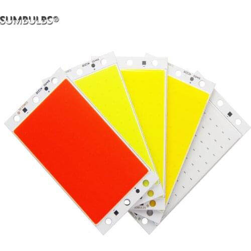 DC 12V 16W COB LED Panel Light 1600LM Strip Lamp Module 1600LM Ultral Bright 5 colors cob Chip On Board Matrix LED Bulb FOR DIY