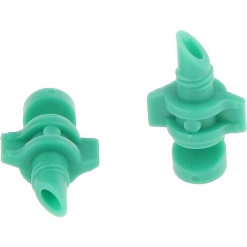 Pack of 50Pcs Mini 180 Degree Garden Watering Spray Nozzle Sprinkler Irrigation Tool Green 1.0 - 1.5 m variable with pressure