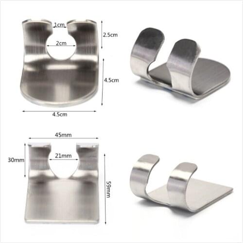 2Styles 304 Stainless Steel Razor Holder Men Shaving Shaver Shelf Shaving Razor Rack Bathroom Viscose Razor Hook