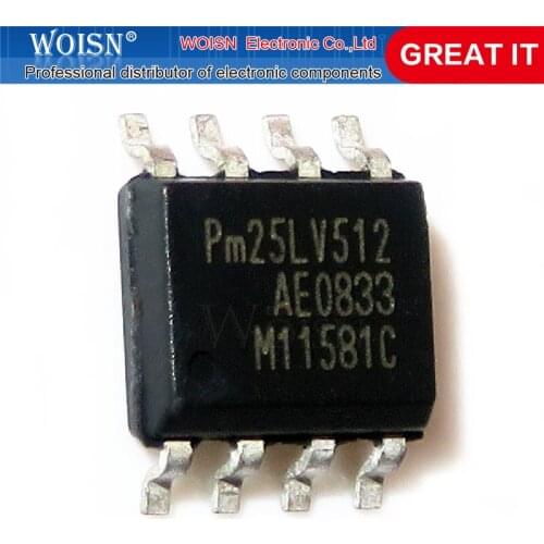 5pcs/lot PM25LV512A-100SCE PM25LV512 SOP-8 In Stock