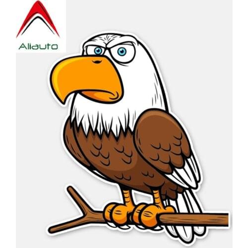 Aliauto Lovely Car Sticker Angry Eagle Auto Modelling Vinyl Decals for Skoda Superb Volvo S60 Lifan X60 Suzuki Sx4,15cm*13cm