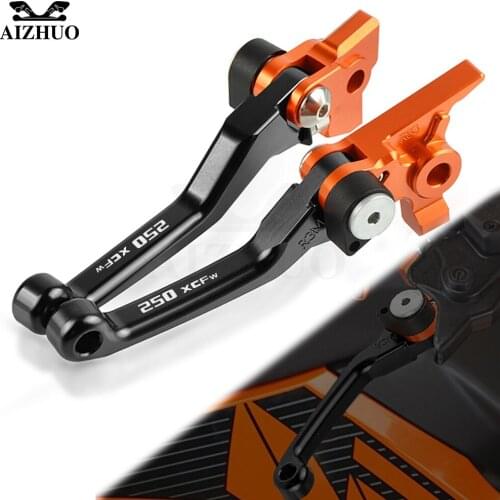 CNC Aluminum Lever FOR 250XCF XCFW 2007-2013 2012 2011 Motorcycle Dirt Pit Bike Pivot Brake Clutch Levers DirtBike Motocross