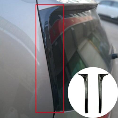 Car Side Spoiler Wing Lip Cover Fit For Volkswagen VW Golf 7 Rline MK7 Rear Window Side Spoiler Wing tail Accessories Styling