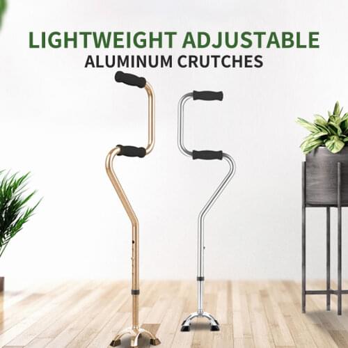 Safety Stick Trusty Elderly Crutches Multifunctional Walking Stick Parents Cane Outdoor Trekking Stick Crutches for Mothers Elde