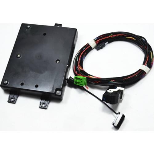 COSTLYSEED RNS510 RCD510 9W2 Bluetooth Module+Plug&Play Harness+Microphone For Passat B6 Golf MK6 Touran CC Eos