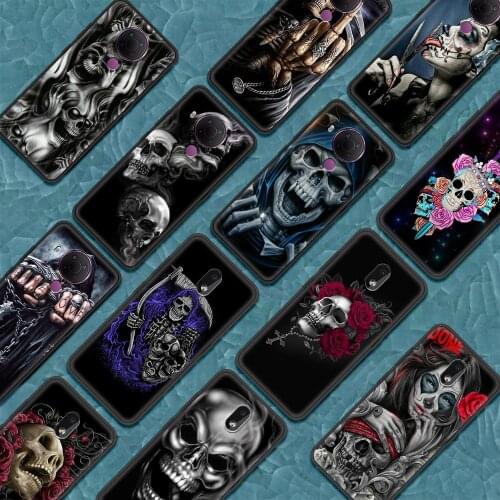 Grim Reaper Skull Skeleton Phone Cover for Nokia 2.2 3.2 2.3 4.2 7.2 1.3 5.3 2.4 3.4 C3 1.4 5.4 C10 C20 G10 G20 X10 X20 Case