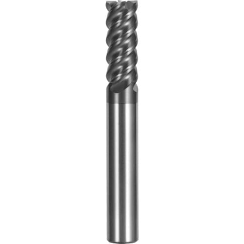 Nose End Mill Tungsten Carbide Cutter CNC Router Bit Milling Tool R0.5 6 8 10mm HRC70 4/2 Flute Face Milling Cutter High hardnes