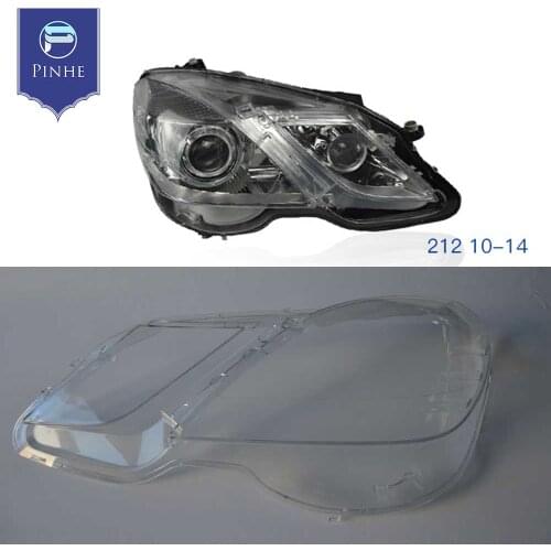 Headlight Lens Cover for 2010-2014 E Class W212 Car Headlight Lamp Xenon Lens Shell Cover New Aftermarket Car parts
