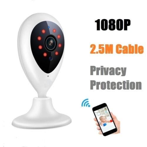 Buy HD 1080P WiFi Wireless IP Camera Mini Video Baby Monitor for Home Security CCTV Surveillance Cam TF Card with Night Vision