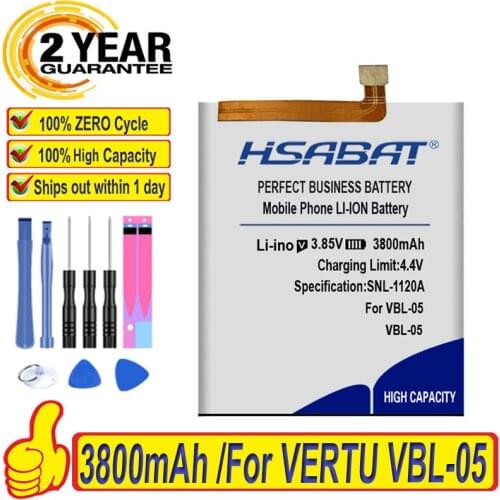 Top Brand 100% New 3800mAh VBL-05 Battery for VERTU Batteries + free tools