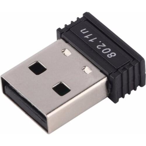 1pc Mini USB WiFi Adapter N 802.11 b/g/n Wi-Fi Dongle High Gain 150Mbps wireless Antenna wifi for computer Phone