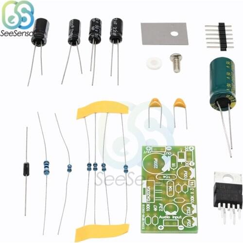Mono 18W DC 9-24V TDA2030A Electronic Audio Power Amplifier Board Module DIY Kit DC 12V