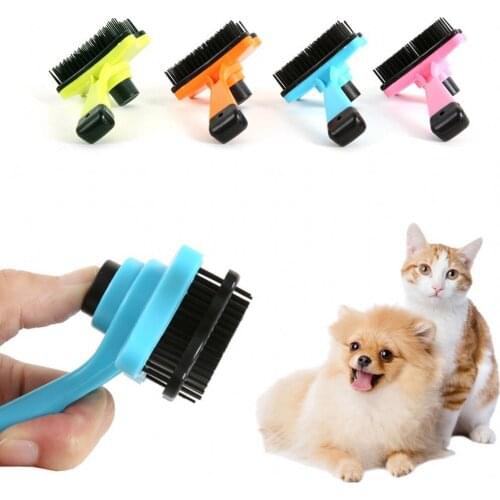 New Pet Dog Hair Removal Comb Cat Fur Brush Grooming Supplies Hair Clipper Dog Cat Shedding Hair Comb For Small & Big Dog Brush