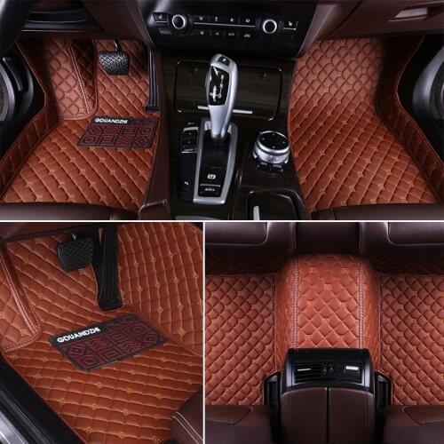 Custom Full Cover Waterproof Carpet Durable Special Car Floor Mat for Hyundai IX25 IX35 Tucson Santafe Veloster Veracruz Sonata