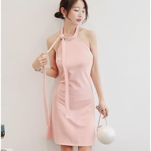 Розовые летние платья QXSLZQ China At AliExpress