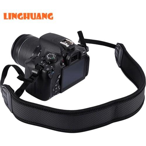DSLR SLR Camera Sling Belt for Canon Nikon Sony Fujifilm Instax Camera Skid Proof Adjustable Neoprene Neck Shoulder Strap