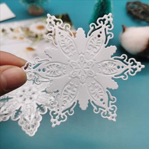 Snowflake Christmas die Stencil Metal Cutting Knives Cutting Dies Practice DIY Scrapbooking Album Die Cut Cutting Dies