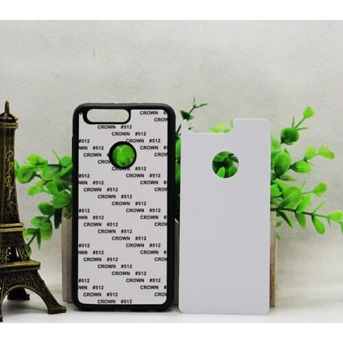 Wtsfwf DIY 2D Sublimation rubber TPU+PC Blank Case for Huawei Honor 8 with Aluminum Inserts and glue 10pcs/lot