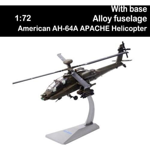 1/72 US American AH-64A APACHE Helicopter Army Fighter Aircraft Airplane Static Model Adult Children Toys Military Souvenir Gift