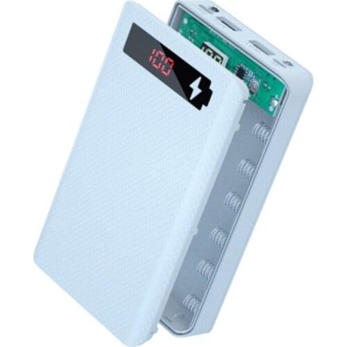 18650 Power Bank Case Dual USB Mobile Phone Charge Wireless Charger Battery Box Cell Phone Replacement Parts