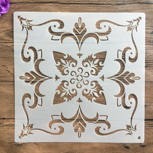 30 * 30cm Mandala Geometry DIY Layering Stencils Wall Painting Scrapbook Coloring Embossing Album Decorative Template for walls