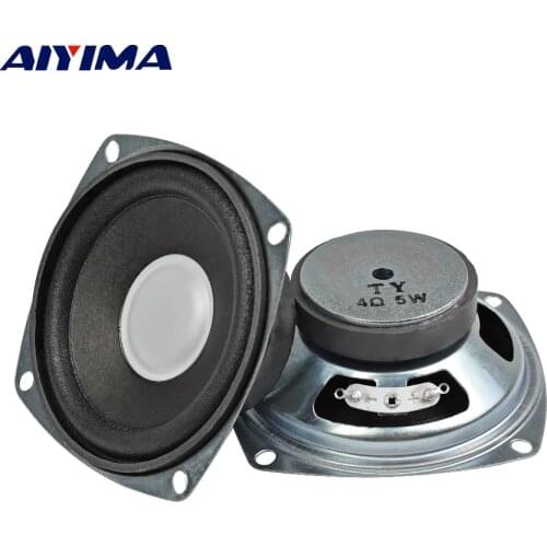 AIYIMA 2Pcs 3Inch 4Ohm 5W Portable Tweeter Speakers DIY For Mini Altavoz PC Stereo Bluetooth Speaker Home Theater Sound System