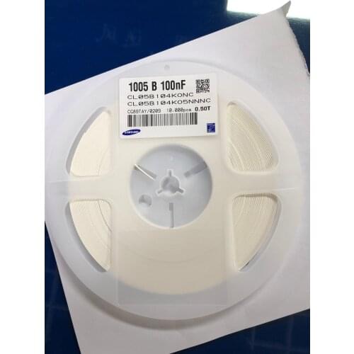 CL05B104KQ5NNNC CL05B104KP5NNNC CL05B104KO5NNNC CL05B104KA5NNNC CL05B104KB5NNNC X7R 0402 100nF 104K ±10% 50V 6.3V 10V 16V capaci