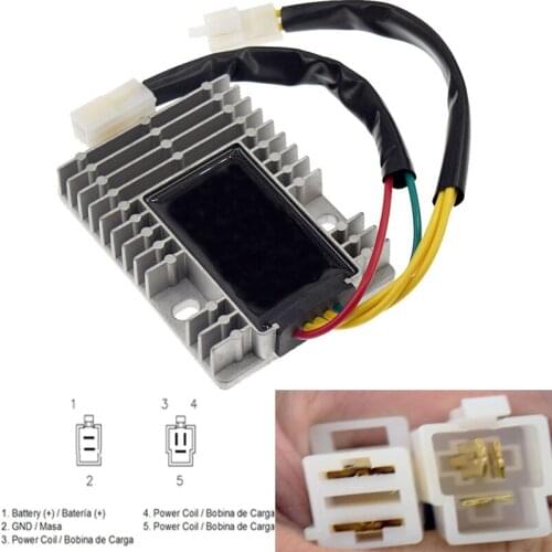 For KYMCO Xciting 300i 2008 2009 2010 2011 2012 2013 2014 Xciting 500 2005 2006 2007 Motorcycle Voltage Regulator Rectifier 12V