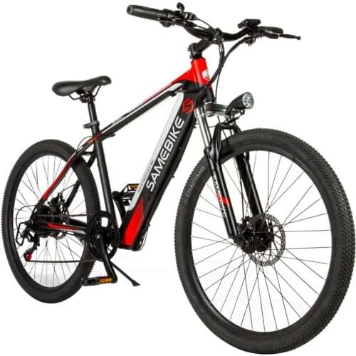 26'' High Grade SAMEBIKE SH26 Electric Bike 21-Speed 250W 60km Mileage 36V 8Ah Battery Ebike Fat Tire Off Road Mountain Bicycle